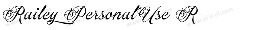 Railey PersonalUse R字体转换